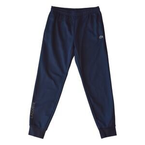 Lacoste Navy Tapered Fit Jogger Sweatpants – Men’s Medium